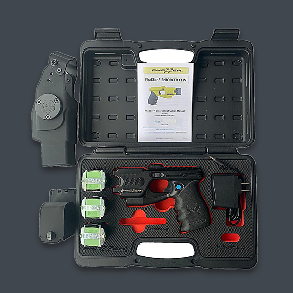 PhaZZer Enforcer LEA Premium UNLIMITED Package w/ Data Port - Black