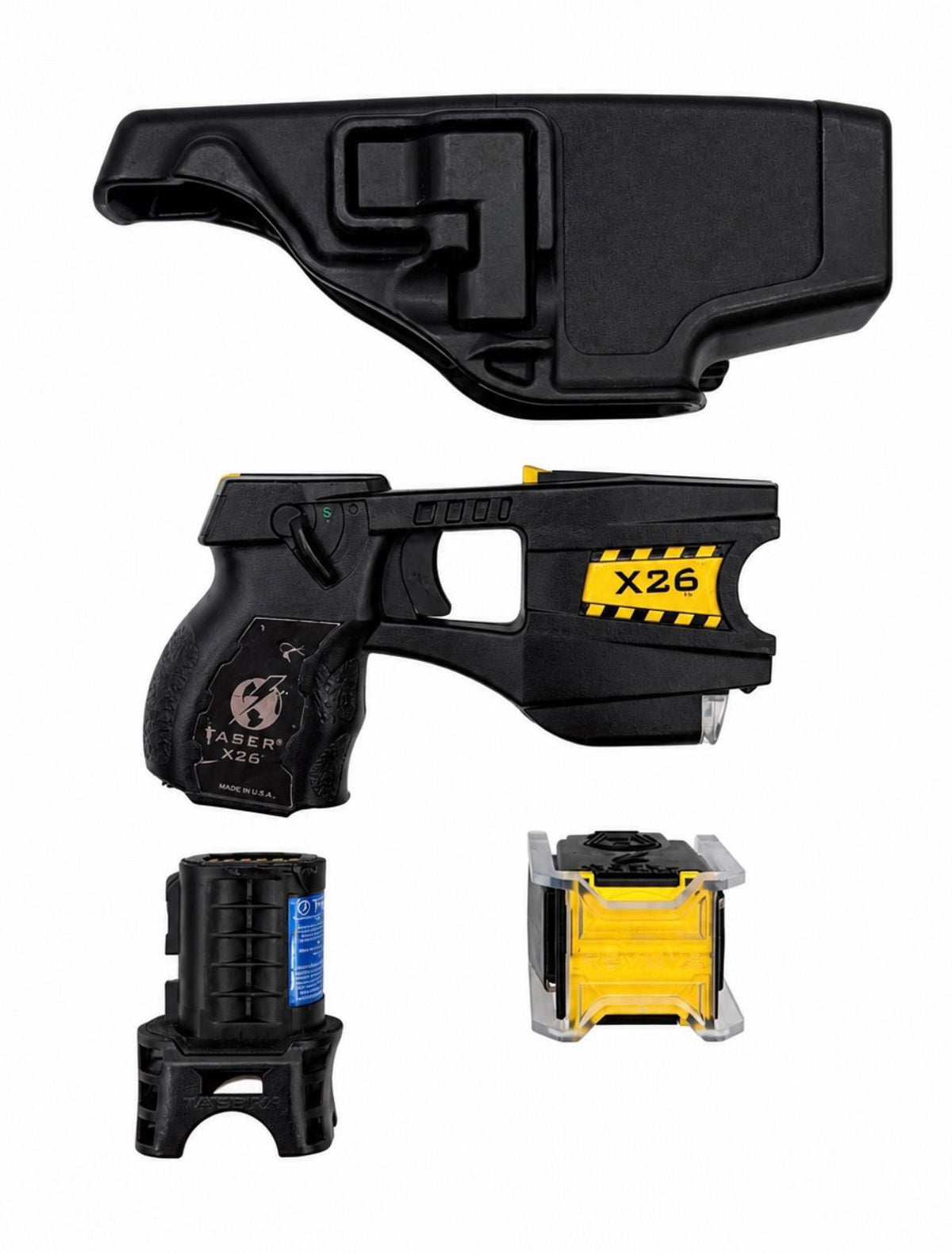 Refurbished TASER X26E CEW law enforcement full set with cartridges and battery