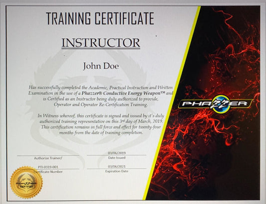 PhaZZer Training - Instructor Training Certification